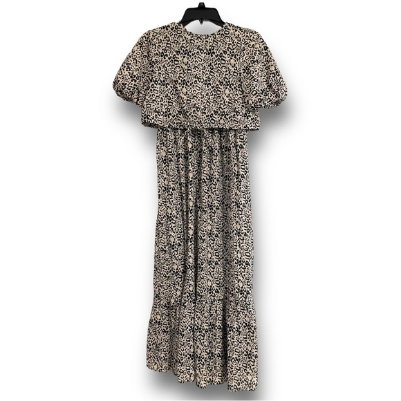 ASOS Maternity Dresses & Skirts - ASOS MATERNITY Leopard Print Short Sleeve Maxi Nursing Dress Women’s 6